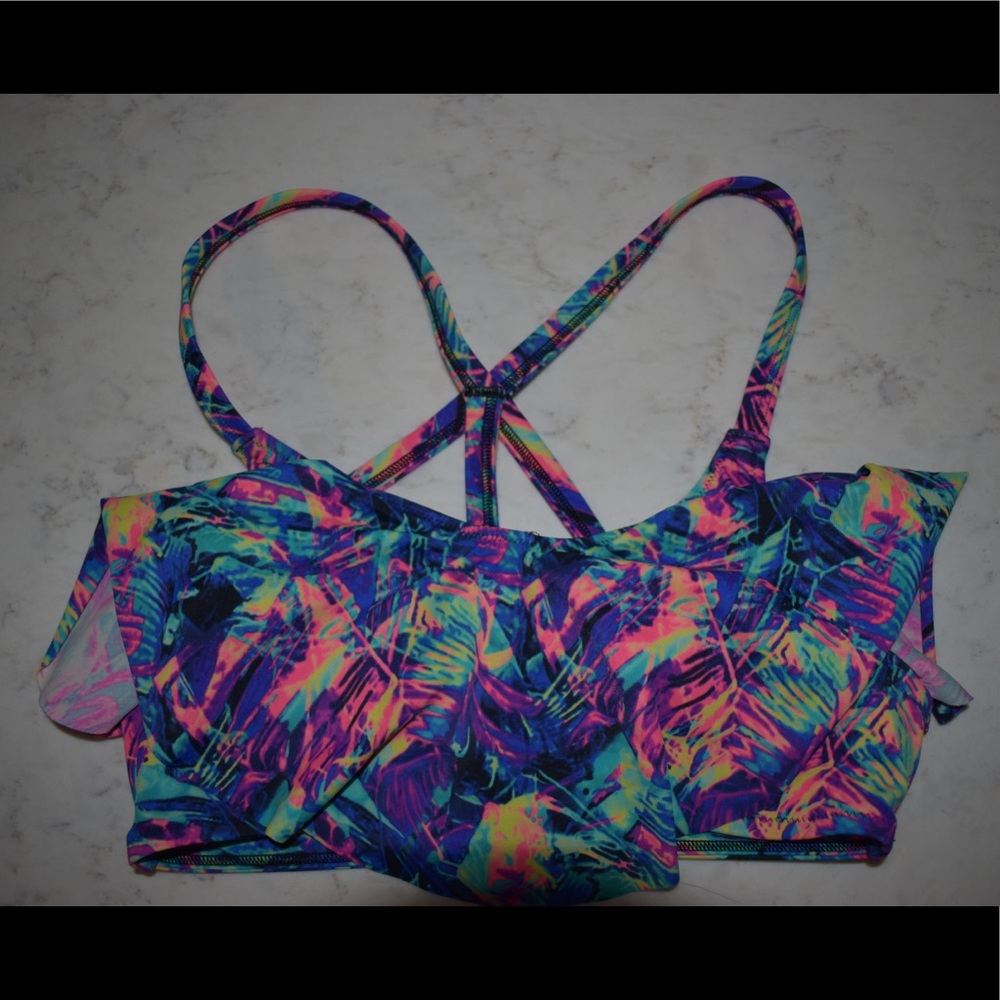 PINK Xs swim top